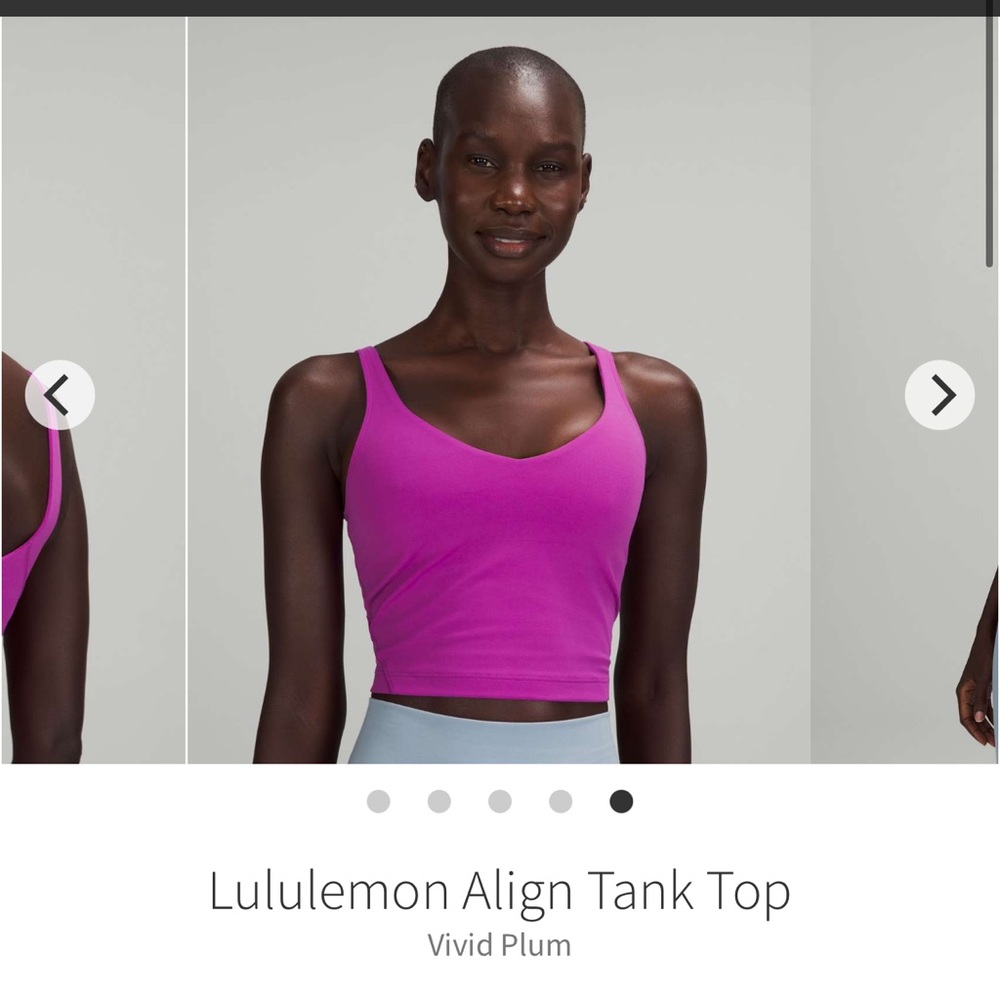 Lululemon Align Tank Top Vivid Plum *Nulu Sz 6